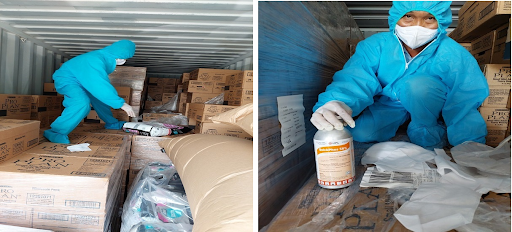 Các bước kiểm soát côn trùng nhà máy tại Tân Bình của Sao Việt