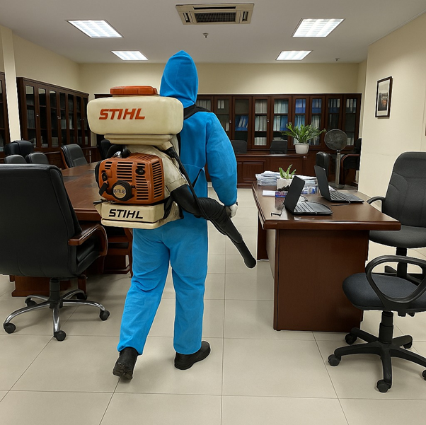 Phun khử trùng văn phòng