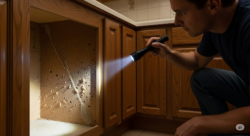 Cách xử lý mối mọt ăn tủ bếp gỗ mà không cần tháo dỡ đồ đạc