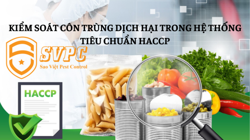 KIỂM SOÁT CÔN TRÙNG DỊCH HẠI TRONG HỆ THỐNG TIÊU CHUẨN HACCP