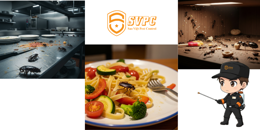kiểm soát côn trùng trong nhà máy sản xuất thực phẩm